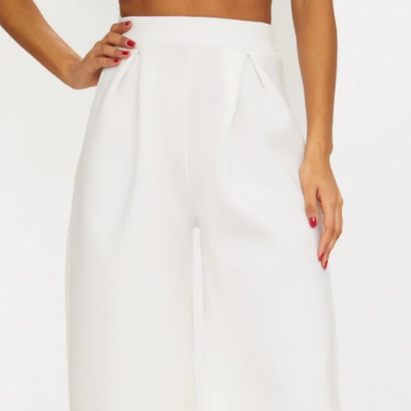 Pleated Extreme Wide Leg Trouser - Picture 2 of 3